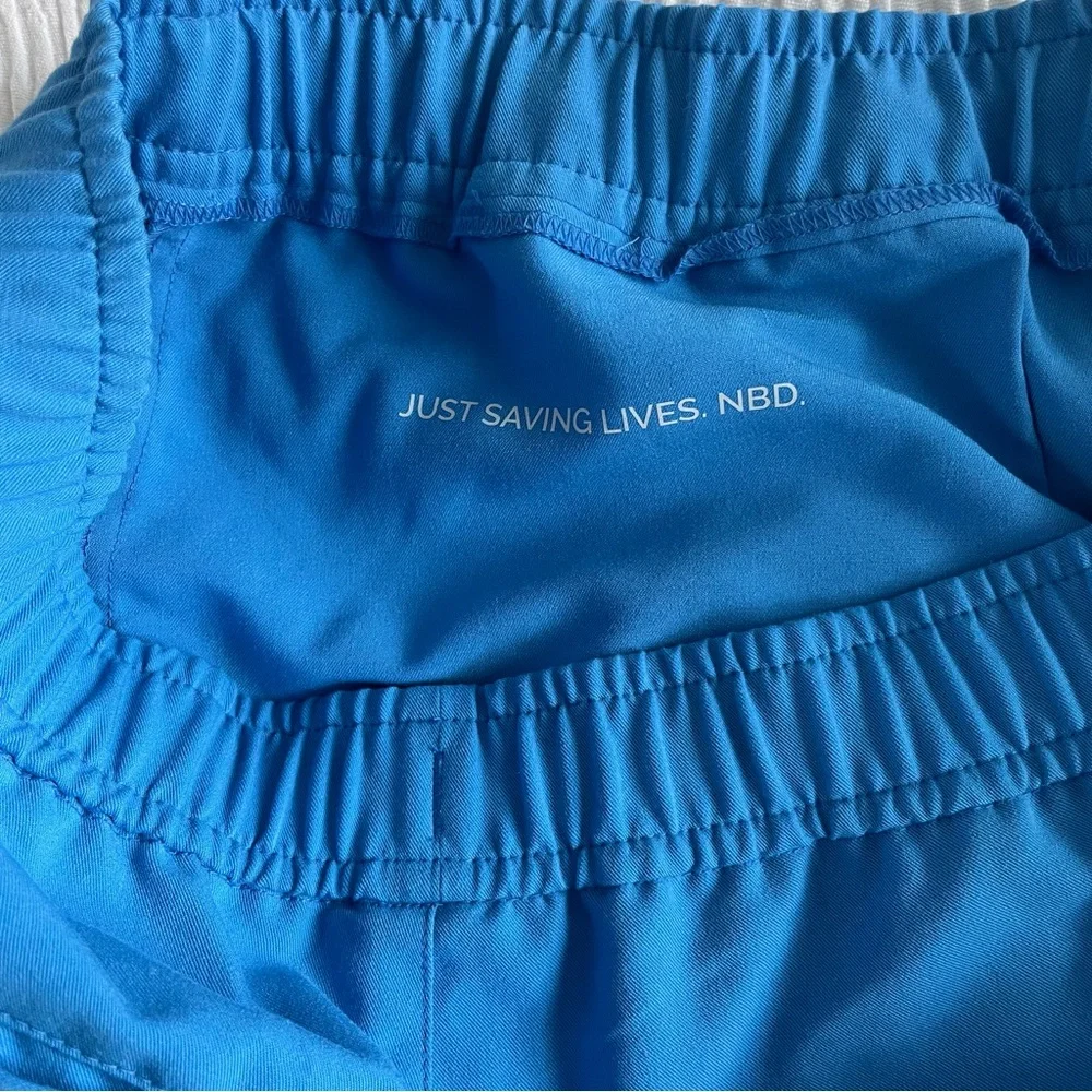 FIGS Tansen Jogger‎ Scrub Pants Large Men’s Blue Gray MXXSW2004 Medical Workwear